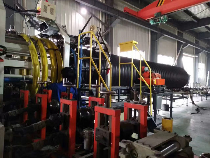 南京高密度聚乙烯波紋管定制-生產(chǎn)車間三